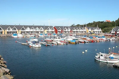 Panoramablick auf das Meer in Hasle