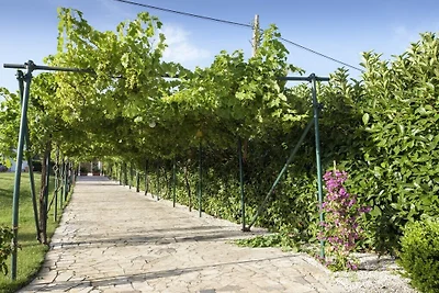 Rosso con piscina - spiaggia privata inclusa