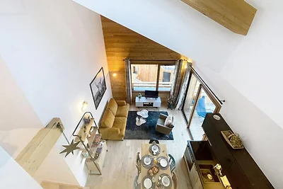 Apartment in Morzine mit Blick auf die Alpen