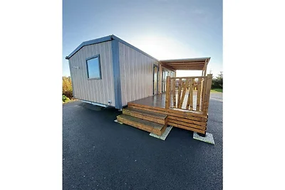 Luxe caravan in Érezée met terras