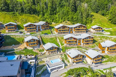 Chalet met uitzicht op de bergen in Wagrain