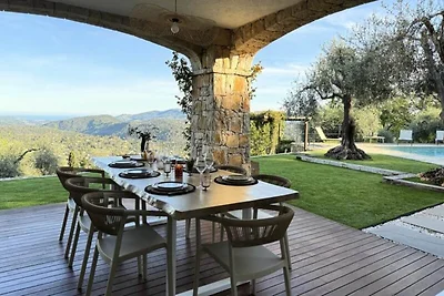 Villa in Cabris met Uitzicht & Jacuzzi