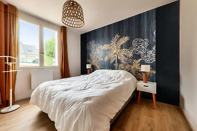 Apartment in Arzon mit beheiztem Pool