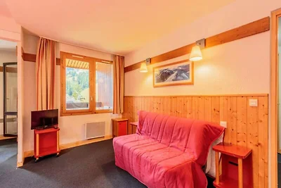 Apartment in Plagne mit Bergblick