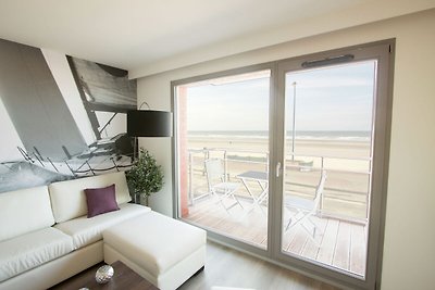 Appartement aan het strand bij De Panne