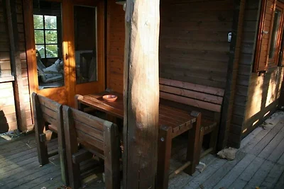 Besonderes Blockhaus am Waldrand