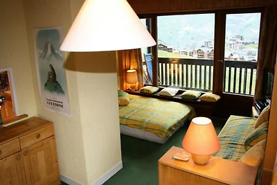 Wohnung in Tignes mit Seeblick