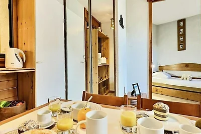 Wohnung in Tignes mit Bergblick