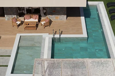 Luxusvilla mit Whirlpool für 9 Personen