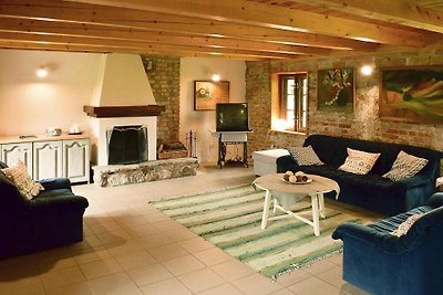 Ferienhaus mit Kamin und Dachterrasse, Bacz