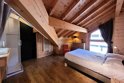 Wohnung im Dorf mit Blick auf die Skipiste