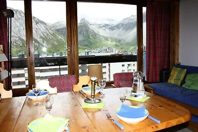 Wohnung in Tignes mit Seeblick