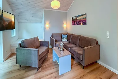 Skandinavisches Ferienhaus mit Sauna in Bad...