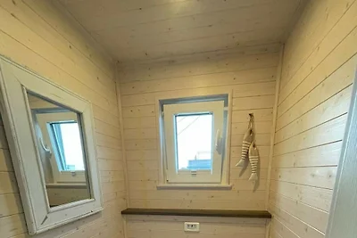 Hausboot in Stralsund mit Schwimmbecken