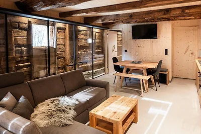Elegant appartement in een verbouwde stal.