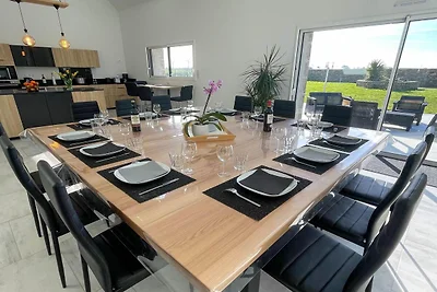 Huis Ploudalmézeau met verwarmd zwembad