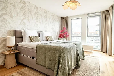 Schöne Wohnung, Blick auf Hafen von...