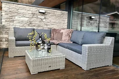 Chalet alpino panoramico con sauna