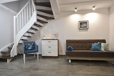 Modernes Ferienhaus in Darlow mit Garten