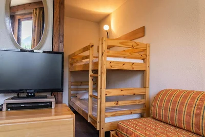 Monolocale con zona notte nel cuore di Les Or...