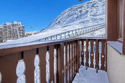 Alpine ski-appartement in Tignes voor 4...