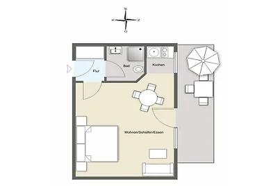 Wohnung in Juist mit Schwimmbecken