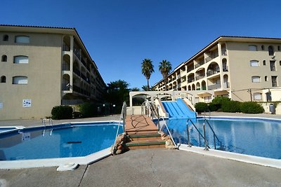 Wohnung in Estartit mit Meeresstrand