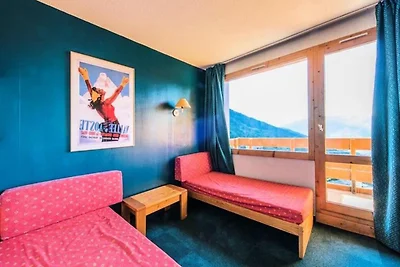 Studio in Valmorel mit Bergblick