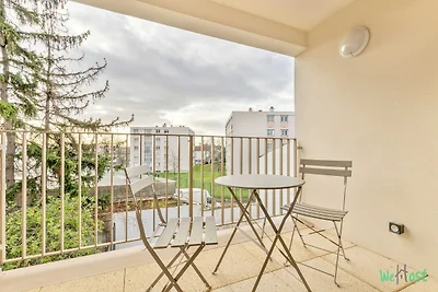 Angenehme Wohnung mit Balkon -6P-Proche...
