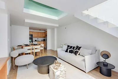 Pariser Maisonette-Wohnung mit 1 Schlafzimmer...