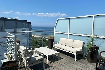 Penthouse für 6 Personen mit Meerblick
