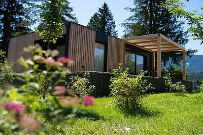 Casa de vacaciones en Presseggen con terraza.