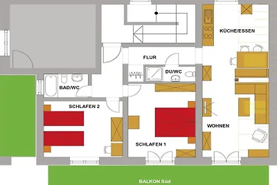 Appartamento per vacanze a Krün con piscina