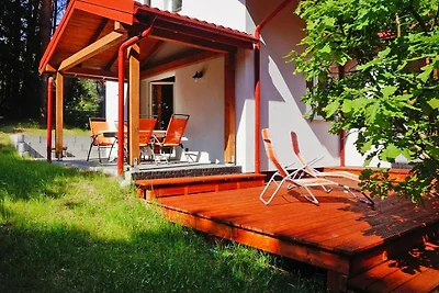 Casa de vacaciones con gran jardín privado.