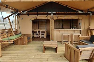 Glamping tent met airco en zicht op het...