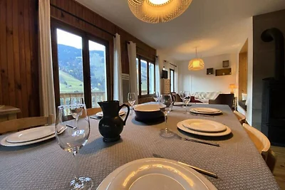 Chalet in Arêches mit Bergblick