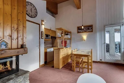 Helle Wohnung am Fuße der Pisten.