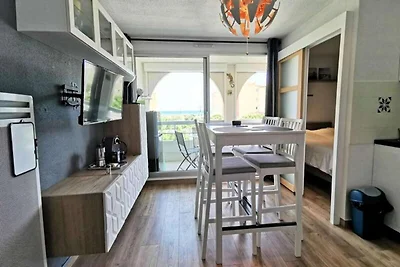 Wohnung in Frankreich mit Meerblick am Strand