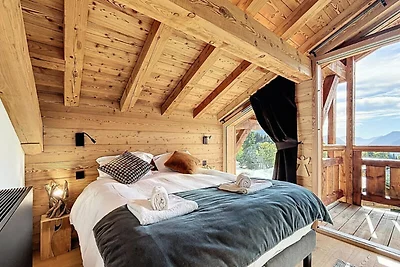 Chalet in Les Gets mit Blick auf das nordisch...