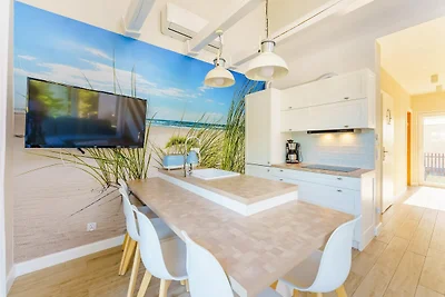 Ferienhaus mit privater Sauna, in Strandnähe