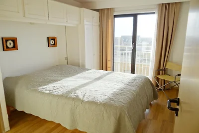 Wohnung in Nieuwpoort mit frontalem Meerblick
