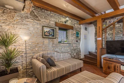 Rustical Stone House Kanfanar with Pool - Two...