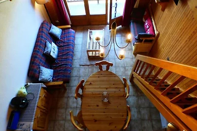Ferienwohnung in Beaufortain mit Bergblick