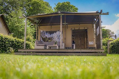 Tenda lodge con terrazza vicino al Veluwe