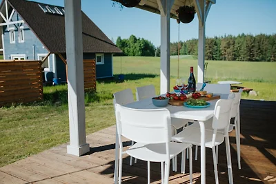 Una casa spaziosa con sauna