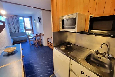 Studio für 4 Personen am Fuße der Pisten