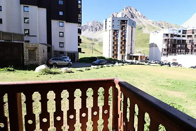 Studio-Hütte · Fuß der Piste · Balkon