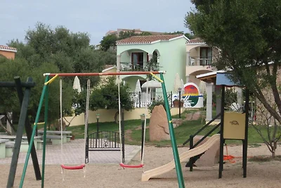 Apartment in Badus mit Gemeinschaftspool