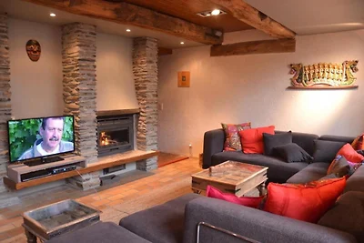 Ferienhaus mit Sauna und Garten in der Nähe v...