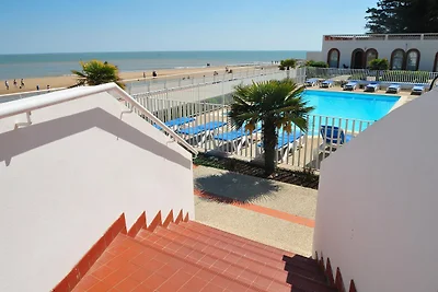 Appartement aan de kust vlakbij het strand vo...